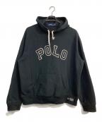 POLO RALPH LAURENポロ・ラルフローレン）の古着「POLOプルオーバーパーカー」｜ブラック