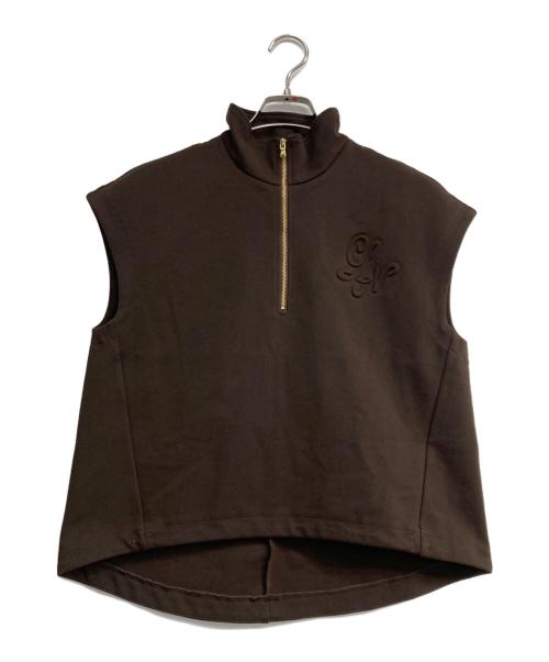 LOUNIE（ルーニー）LOUNIE (ルーニー) ストレッチポンチセットアップ ブラウン サイズ:S (36)の古着・服飾アイテム