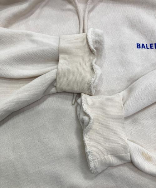BALENCIAGA（バレンシアガ）BALENCIAGA (バレンシアガ) Medium Fit Hoodie アイボリー サイズ:Sの古着・服飾アイテム