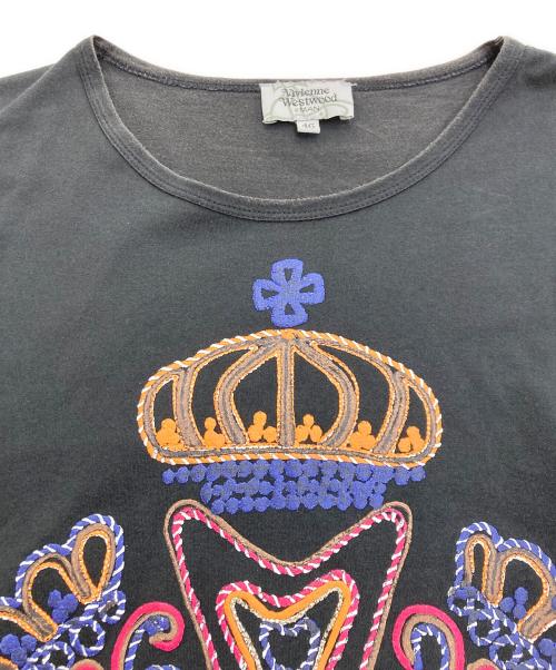 Vivienne Westwood man（ヴィヴィアン ウェストウッド マン）Vivienne Westwood man (ヴィヴィアン ウェストウッド マン) オーブプリント半袖Tシャツ ブラック サイズ:46の古着・服飾アイテム