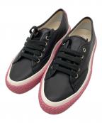 Salvatore Ferragamoサルヴァトーレ フェラガモ）の古着「STORM ローカットスニーカー」｜ブラック×ピンク