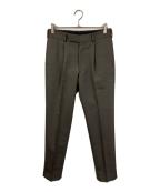 THE RERACSザ リラクス）の古着「WOOL/MOHAIR PLAIN PLEATED SLIM SLACKS」｜グレー