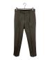 THE RERACS（ザ リラクス）の古着「WOOL/MOHAIR PLAIN PLEATED SLIM SLACKS」｜グレー