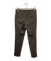 THE RERACS (ザ リラクス) WOOL/MOHAIR PLAIN PLEATED SLIM SLACKS グレー サイズ:46：8000円