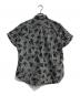 BLACK COMME des GARCONS (ブラックコムデギャルソン) ギンガムチェック半袖シャツ ホワイト×ブラック サイズ:S：7000円