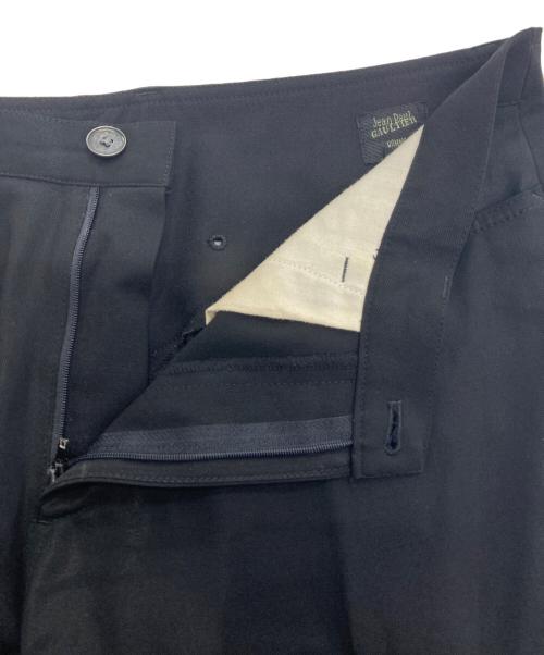 Jean Paul Gaultier homme（ジャンポールゴルチェオム）Jean Paul Gaultier homme (ジャンポールゴルチェオム) スラックスパンツ ブラック サイズ:48の古着・服飾アイテム