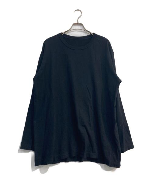 YOHJI YAMAMOTO（ヨウジヤマモト）YOHJI YAMAMOTO (ヨウジヤマモト) ロングスリーブTシャツ ブラック サイズ:4の古着・服飾アイテム