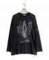 WILDSIDE YOHJI YAMAMOTO（ワイルドサイド ヨウジ ヤマモト）の古着「Kali Long Sleeve T-Shirt」｜ブラック