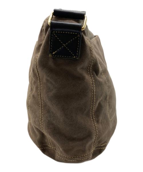 Vivienne Westwood（ヴィヴィアンウエストウッド）Vivienne Westwood (ヴィヴィアンウエストウッド) キャンバスショルダーバッグ ブラウンの古着・服飾アイテム
