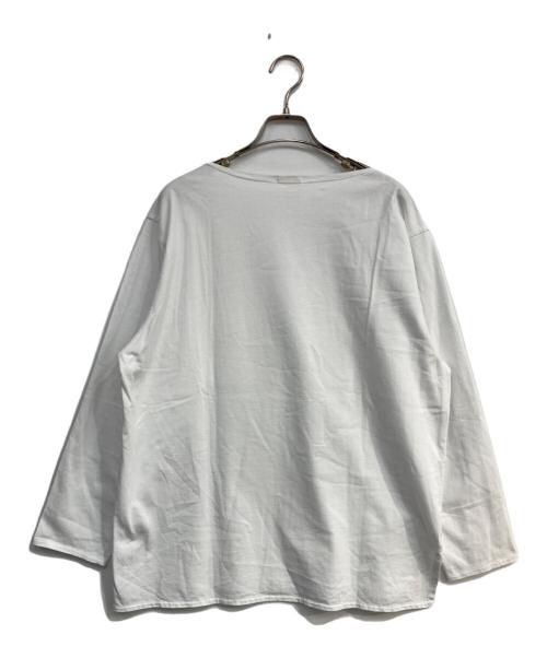 COMOLI（コモリ）COMOLI (コモリ) ポケットカットソー ホワイト サイズ:2の古着・服飾アイテム
