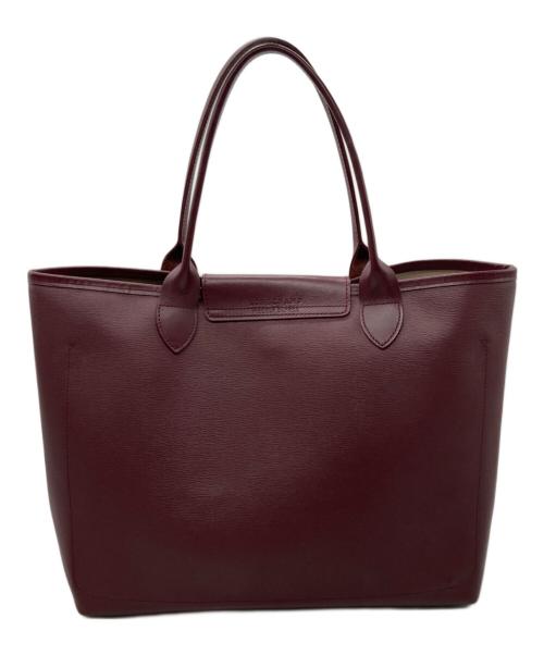 LONGCHAMP（ロンシャン）LONGCHAMP (ロンシャン) ルプリアージュシティトートバッグ ボルドーの古着・服飾アイテム