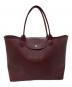LONGCHAMP（ロンシャン）の古着「ルプリアージュシティトートバッグ」｜ボルドー