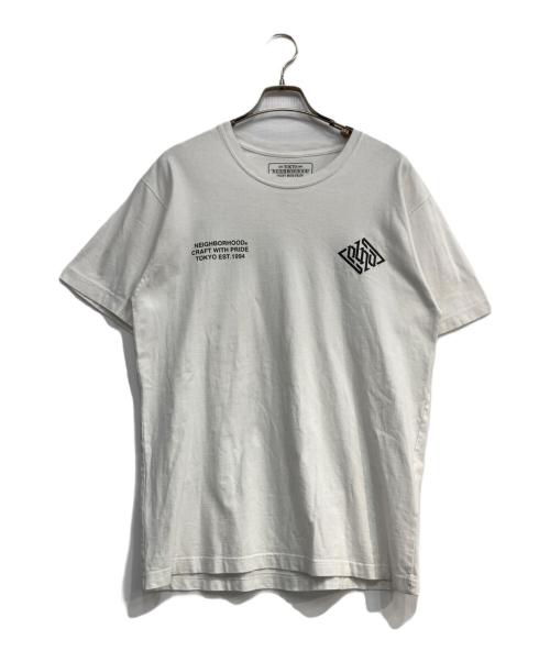 NEIGHBORHOOD（ネイバーフッド）NEIGHBORHOOD (ネイバーフッド) プリントTシャツ ホワイト サイズ:Mの古着・服飾アイテム