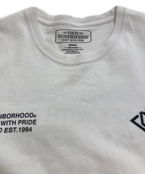 NEIGHBORHOOD（ネイバーフッド）NEIGHBORHOOD (ネイバーフッド) プリントTシャツ ホワイト サイズ:Mの古着・服飾アイテム