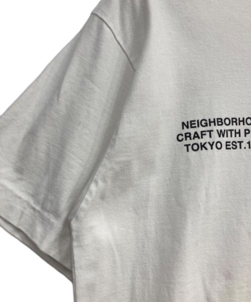 NEIGHBORHOOD（ネイバーフッド）NEIGHBORHOOD (ネイバーフッド) プリントTシャツ ホワイト サイズ:Mの古着・服飾アイテム