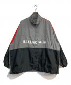 BALENCIAGAバレンシアガ）の古着「Zip Up Logo Jacket」｜グレー