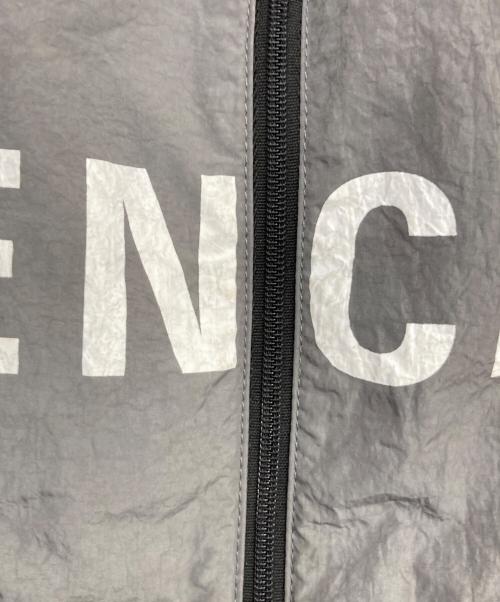 BALENCIAGA（バレンシアガ）BALENCIAGA (バレンシアガ) Zip Up Logo Jacket グレー サイズ:46の古着・服飾アイテム