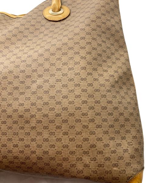 GUCCI（グッチ）GUCCI (グッチ) マイクロGGスプリームトートバッグ ブラウンの古着・服飾アイテム