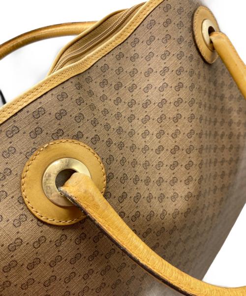 GUCCI（グッチ）GUCCI (グッチ) マイクロGGスプリームトートバッグ ブラウンの古着・服飾アイテム