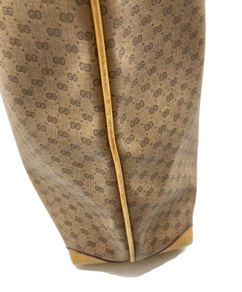 GUCCI（グッチ）GUCCI (グッチ) マイクロGGスプリームトートバッグ ブラウンの古着・服飾アイテム