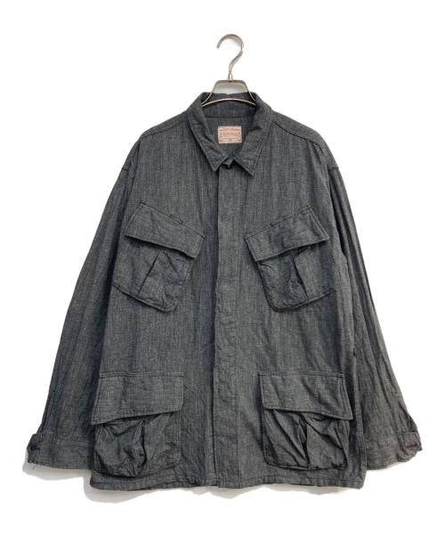 BONCOURA（ボンクラ）BONCOURA (ボンクラ) ジャングルファーティーグジャケット グレー サイズ:42の古着・服飾アイテム