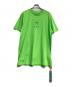 OFFWHITE（オフホワイト）の古着「Short sleeve t-shirt」｜グリーン