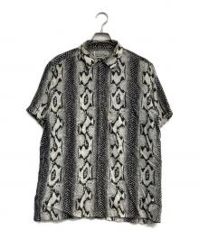 WACKO MARIA（ワコマリア）の古着「パイソン柄 HAWAIIAN SHIRT S/S」｜ブラック×ホワイト