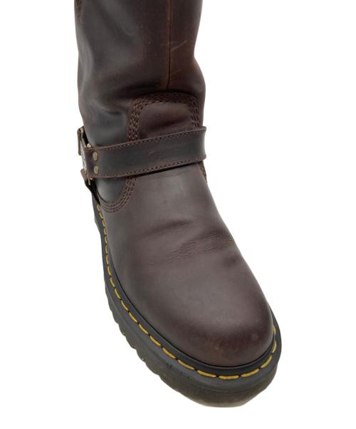 Dr.Martens（ドクターマーチン）Dr.Martens (ドクターマーチン) ANISTONE HI プルオン ブーツ ブラウン サイズ:UK6の古着・服飾アイテム