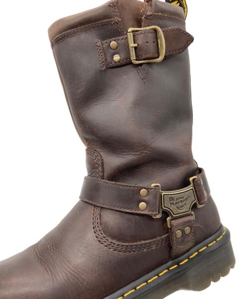 Dr.Martens（ドクターマーチン）Dr.Martens (ドクターマーチン) ANISTONE HI プルオン ブーツ ブラウン サイズ:UK6の古着・服飾アイテム