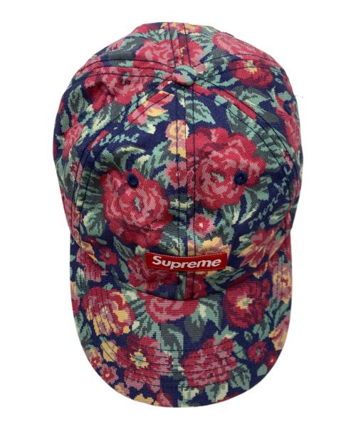 SUPREME（シュプリーム）SUPREME (シュプリーム) Cordura Small Box 6-Panel Digi Floral ネイビー×レッドの古着・服飾アイテム