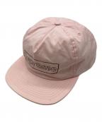 SUPREME×KAWSシュプリーム×カウズ）の古着「Chalk Logo 5-panel」｜ピンク
