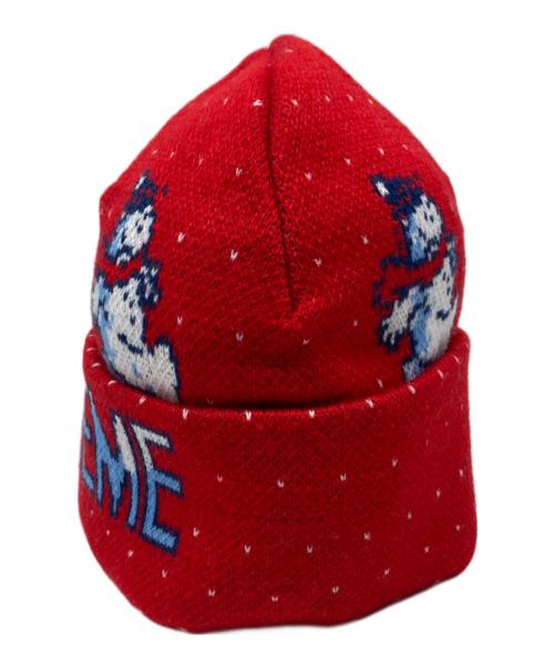 SUPREME（シュプリーム）SUPREME (シュプリーム) Snowman Beanie レッドの古着・服飾アイテム