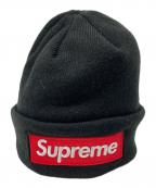 SUPREME×New Eraシュプリーム×ニューエラ）の古着「Box Logo Beanie」｜ブラック