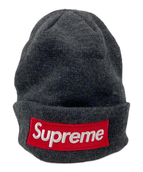 SUPREME（シュプリーム）Supreme (シュプリーム) New Era (ニューエラ) Box Logo Beanie グレーの古着・服飾アイテム