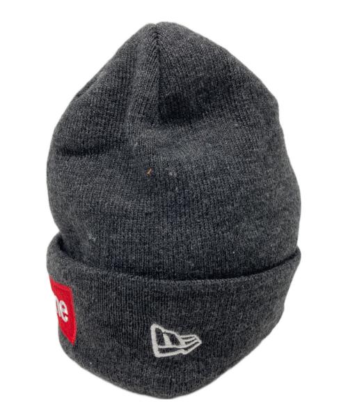 SUPREME（シュプリーム）Supreme (シュプリーム) New Era (ニューエラ) Box Logo Beanie グレーの古着・服飾アイテム