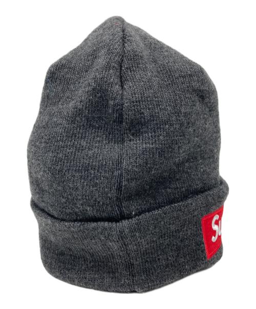 SUPREME（シュプリーム）Supreme (シュプリーム) New Era (ニューエラ) Box Logo Beanie グレーの古着・服飾アイテム