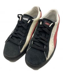PUMA×ATMOS×staple（プーマ×アトモス×ステイプル）の古着「SUEDE VTG  スニーカー」｜ブラック×ピンク