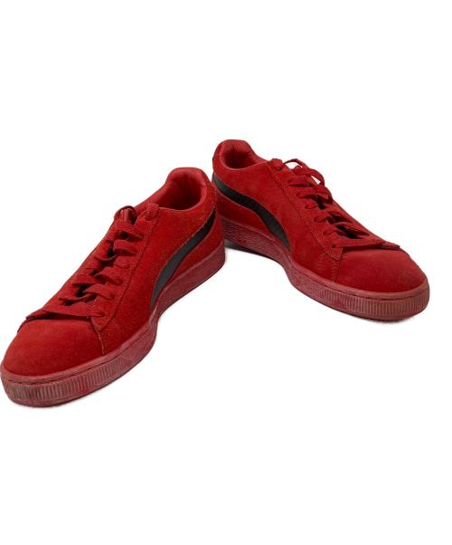 PUMA（プーマ）PUMA (プーマ) Ferrari (フェラーリ) SF SUEDE 50 レッド×ブラック サイズ:26.5cmの古着・服飾アイテム