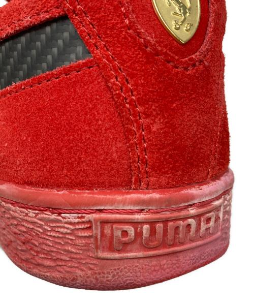 PUMA（プーマ）PUMA (プーマ) Ferrari (フェラーリ) SF SUEDE 50 レッド×ブラック サイズ:26.5cmの古着・服飾アイテム