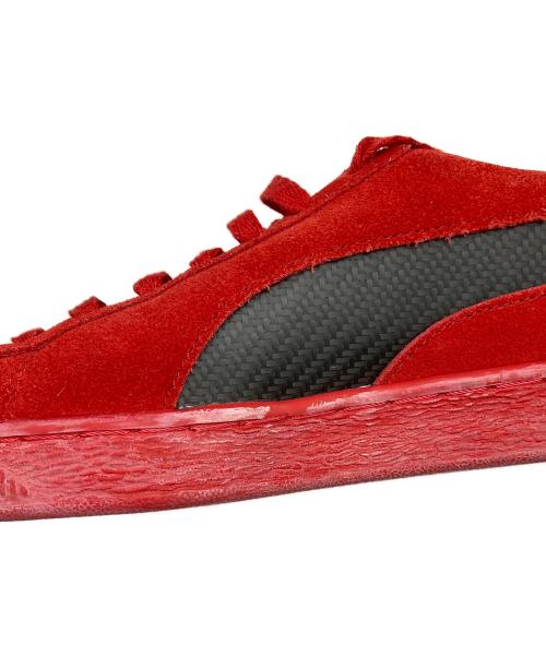 PUMA（プーマ）PUMA (プーマ) Ferrari (フェラーリ) SF SUEDE 50 レッド×ブラック サイズ:26.5cmの古着・服飾アイテム