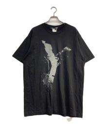 GROUND Y（グラウンドワイ）の古着「COTTON JERSEY LOGO GRAPHIC T-SHIRT」｜ブラック