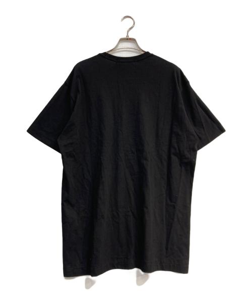 GROUND Y（グラウンドワイ）GROUND Y (グラウンドワイ) COTTON JERSEY LOGO GRAPHIC T-SHIRT ブラック サイズ:3の古着・服飾アイテム