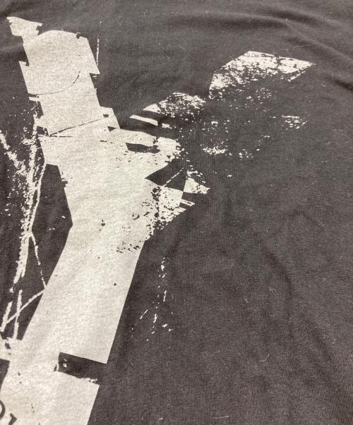 GROUND Y（グラウンドワイ）GROUND Y (グラウンドワイ) COTTON JERSEY LOGO GRAPHIC T-SHIRT ブラック サイズ:3の古着・服飾アイテム