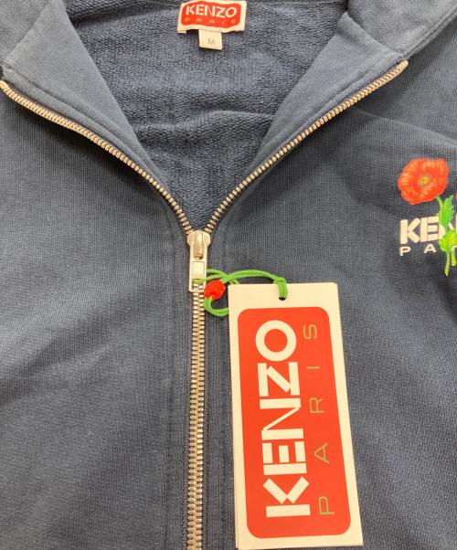 KENZO（ケンゾー）KENZO (ケンゾー) 'KENZO Archive Bouquet' フルジップ コットン フ―ディー ネイビー サイズ:M 未使用品の古着・服飾アイテム