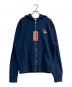 KENZO（ケンゾー）の古着「'KENZO Archive Bouquet' フルジップ コットン フ―ディー」｜ネイビー