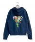 KENZO (ケンゾー) 'KENZO Archive Bouquet' フルジップ コットン フ―ディー ネイビー サイズ:M 未使用品：25000円