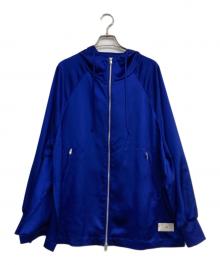 Y-3×adidas（ワイスリー×アディダス）の古着「サテンジップジャケット」｜ブルー