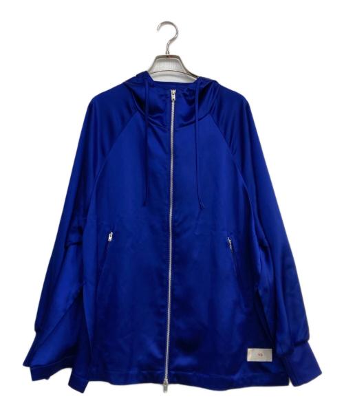 Y-3（ワイスリー）Y-3 (ワイスリー) adidas (アディダス) サテンジップジャケット ブルー サイズ:Mの古着・服飾アイテム