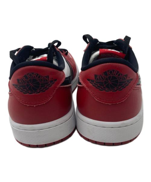 NIKE（ナイキ）NIKE (ナイキ) AIR JORDAN 1 LOW OG レッド×ホワイト サイズ:27cmの古着・服飾アイテム