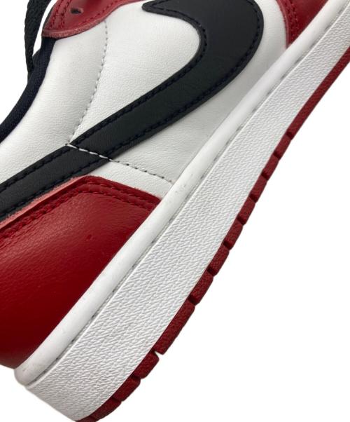 NIKE（ナイキ）NIKE (ナイキ) AIR JORDAN 1 LOW OG レッド×ホワイト サイズ:27cmの古着・服飾アイテム
